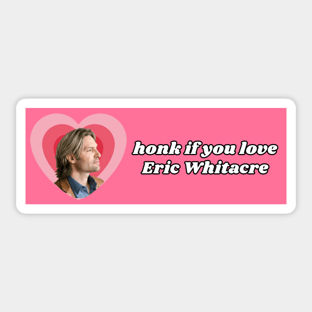 honk if you love eric whitacre Sticker by Bucket Hat Kiddo